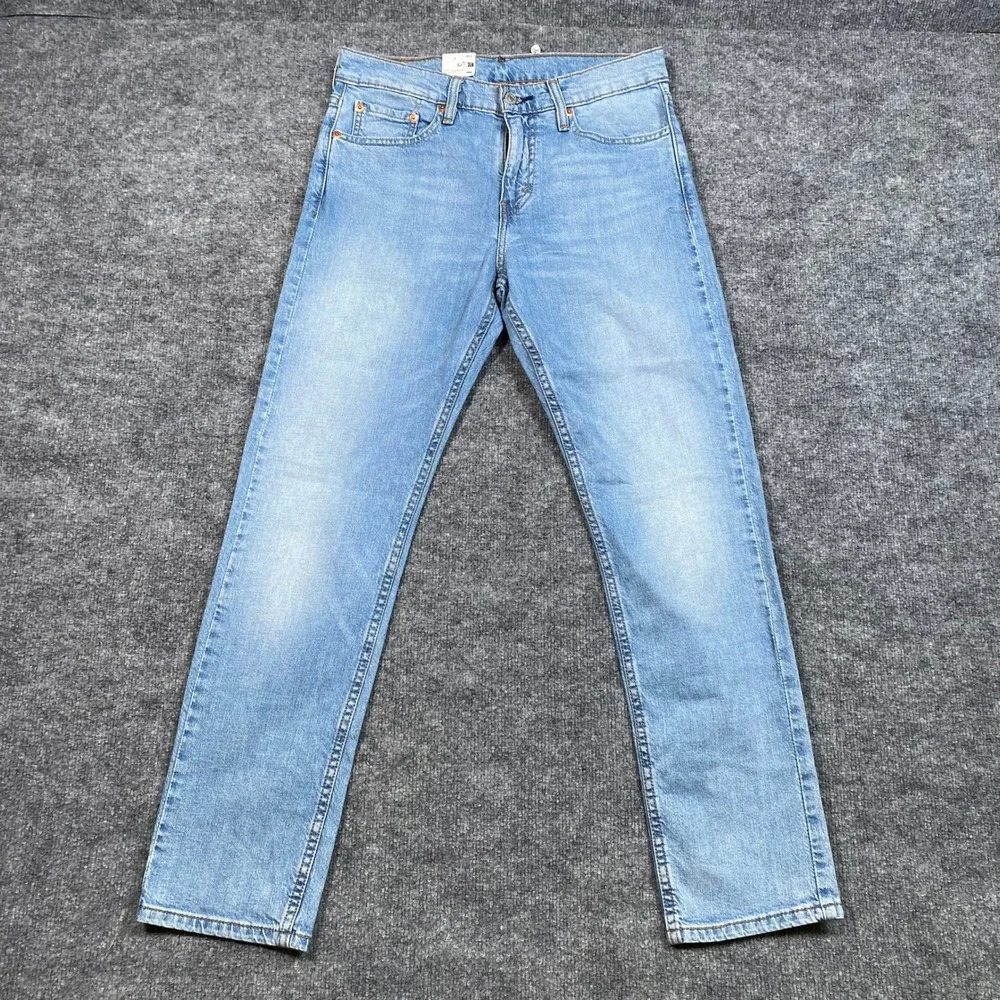 Levis 502 Regular Taper Mens Light Wash Flex Stretch Jeans 30x30 29507-1479